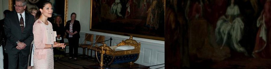 Victoria de Suecia inaugura una exposición sobre el bautizo de la Princesa Estela en Strömsholm