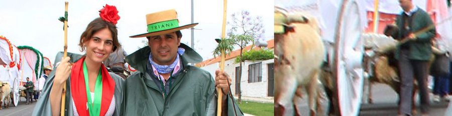 Simoneta Gómez-Acebo, Anabel Pantoja, Fran Rivera y Lourdes Montes, devotos de El Rocío