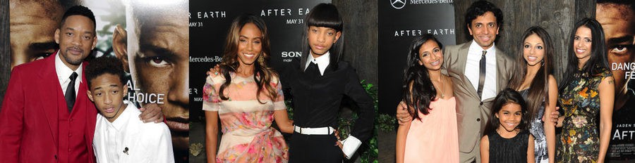 Will Smith y Jaden Smith estrenan 'After Earth' en Nueva York arropados por Jada Pinkett y Willow Smith