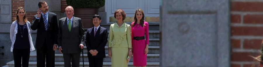 La Familia Real Española recibe a Naruhito de Japón para un almuerzo privado en Zarzuela