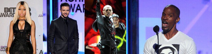 Nicki Minaj, Justin Timberlake, Mariah Carey y Chris Brown, estrellas de los BET Awards 2013