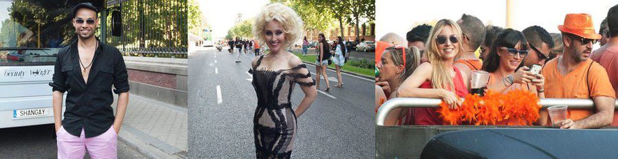 Berta Collado, Paco Arrojo, Innocence y Chiqui participan en el desfile del Orgullo Gay 2013