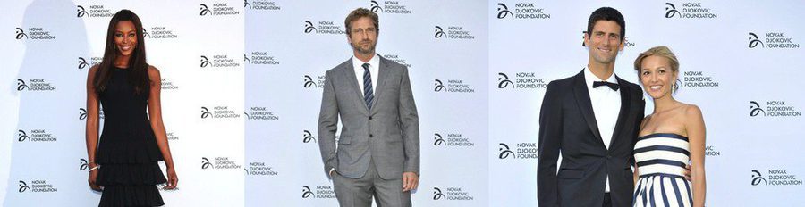 Naomi Campbell, Kate Hudson y Gerard Butler acuden a la cena solidaria de la Fundación Novak Djokovic