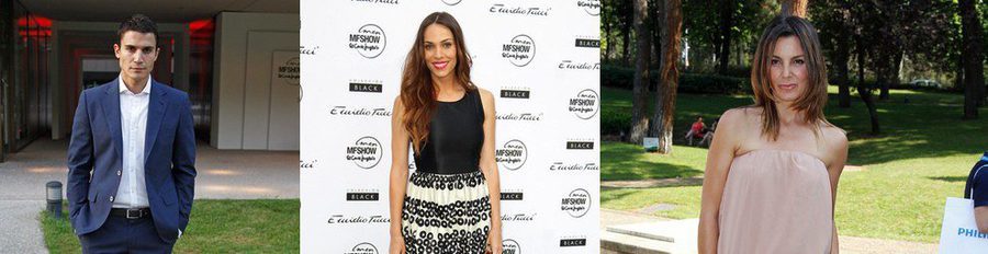 Álex González, Mar Flores y Nerea Garmendia, en el front row de la inauguración de Madrid Fashion Show Men