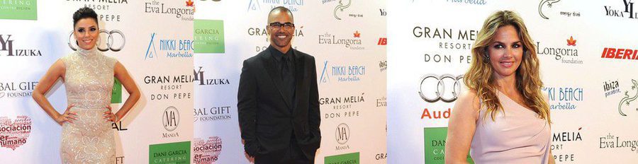 Shemar Moore y Genoveva Casanova arropan a Eva Longoria en la Global Gift Gala 2013 de Marbella