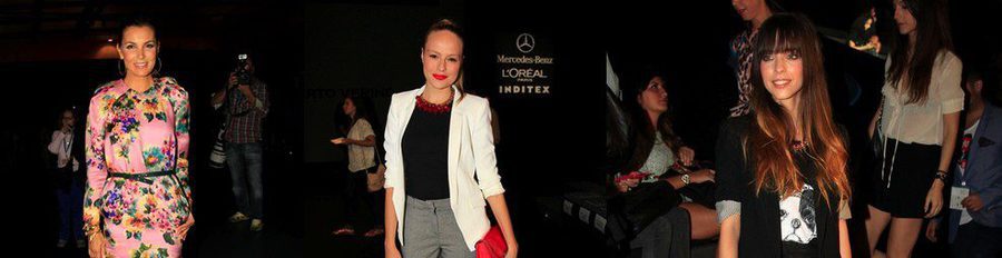 Mar Flores, Leticia Dolera y Esmeralda Moya, en el front row del inicio de Madrid Fashion Week primavera/verano 2014