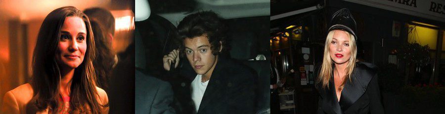 Harry Styles, Pippa Middleton, Kate Moss y Laura Whitmore disfrutan de la noche londinense