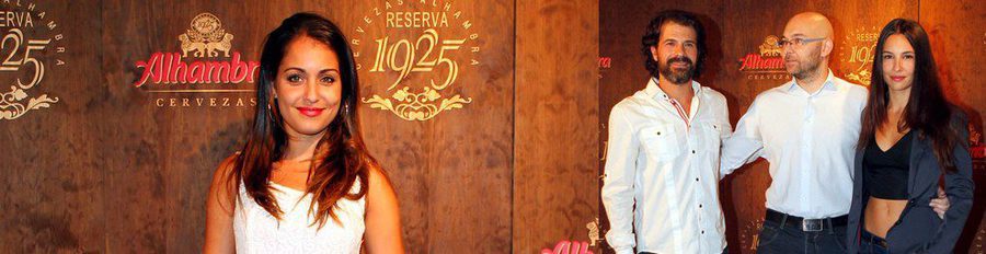 Hiba Abouk, Rodolfo Sancho y Xenia Tostado, reunión de actores en una fiesta cervecera