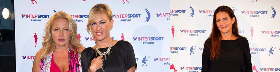 Cristina Tárrega, Luján Argüelles y Eva Marciel inauguran una tienda de deporte en Madrid