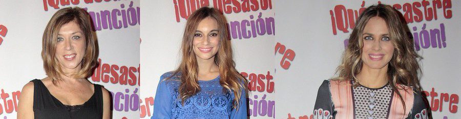 Norma Ruiz, Eva Isanta y Ana Ruiz apoyan a Vanesa Romero en la presentación de '¡Qué desastre de función!'