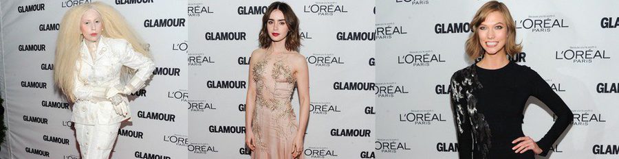 Lady Gaga, Lily Collins y Karlie Kloss asisten a los Premios Glamour Mujer del Año 2013