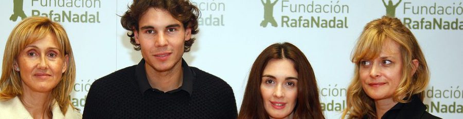 Rafa Nadal, su madre Ana María y Paz Vega visitan a a los niños de Aldeas Infantiles SOS