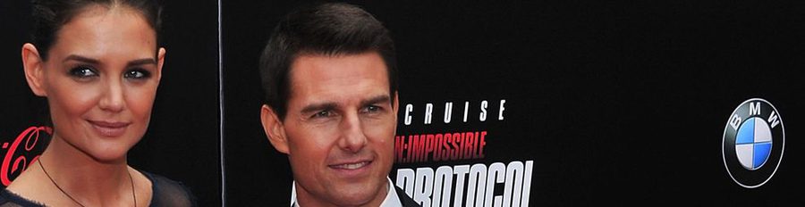 Katie Holmes apoya a su marido Tom Cruise en el estreno de 'Misión Imposible 4' en Nueva York