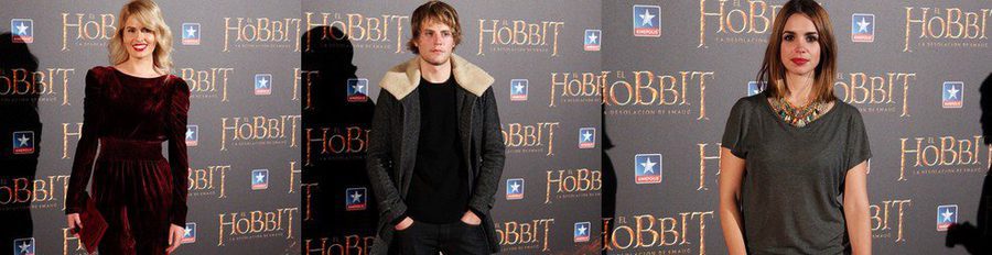 Adriana Abenia, Jaime Olías y Elena Furiase disfrutan del estreno de 'El Hobbit: La Desolación de Smaug'