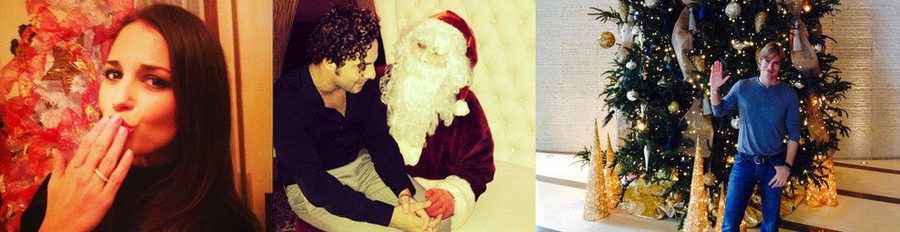 David Bisbal, Paula Echevarría y Blanca Suárez felicitan la Navidad a sus seguidores de las redes sociales