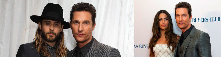 Matthew McConaughey y Jared Leto estrenan con Camila Alves 'Dallas Buyers Club' en Londres