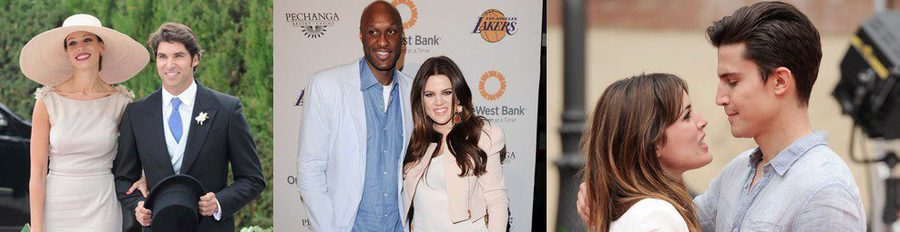 Khloe Kardashian y Lamar Odom y Eva González y Cayetano Rivera, San Valentín 2014 cada uno por su lado