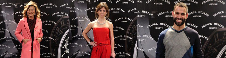 Cari Lapique, Darío Barrio y Marta Etura abren la primera tienda de Franck Muller en Madrid