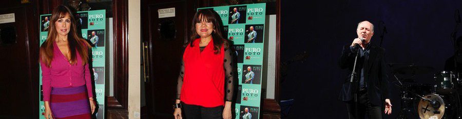 Sandra Ibarra, Ángela Carrasco y Jacqueline de la Vega acuden al concierto de José Manuel Soto en Madrid