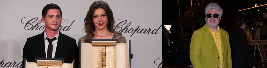 Pedro Almodóvar y Paz Vega acuden a la entrega de los Premios Chopard 2014 a Adèle Exarchopoulos y Logan Lerman