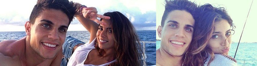 Marc Bartra y Melissa Jiménez confirman su relación publicando fotos de sus vacaciones