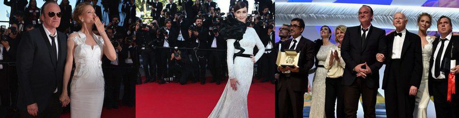 Paz Vega, Uma Thurman, Sofia Loren, Adrian Brody y Daniel Brühl, estrellas de la gala de clausura del Festival de Cannes 2014