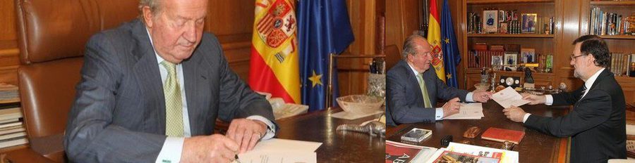 El Rey Juan Carlos explica las razones de su abdicación en un mensaje: "Hoy merece pasar a la primera línea una generación más joven"