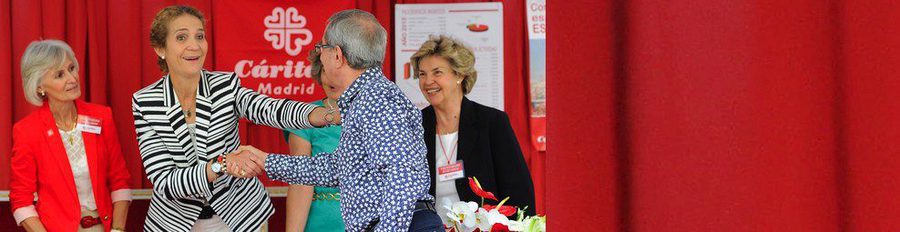 La Infanta Elena se despide con una sonrisa en su último acto como miembro de la Familia Real