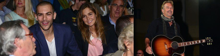 Marc Clotet y Natalia Sánchez acuden juntos al concierto de Kevin Costner y su banda en Barcelona