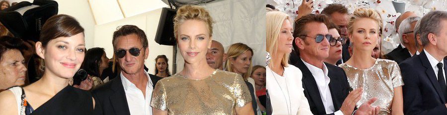 Charlize Theron, Sean Penn y Marion Cotillard siguen las tendencias de la Alta Costura de París otoño/invierno 2014