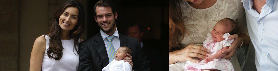 Los Príncipes Félix y Claire de Luxemburgo bautizan a la Princesa Amalia en una íntima ceremonia en Francia