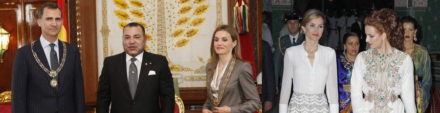 Los Reyes Felipe y Letizia, agasajados con un cena de gala en su viaje oficial a Marruecos