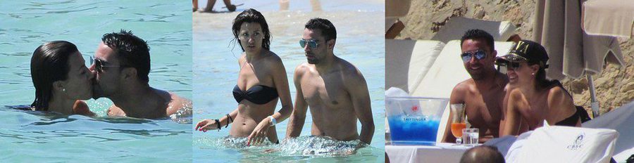 Xavi Hernández y Nuria Cunillera celebra su primer aniversario de boda en Ibiza