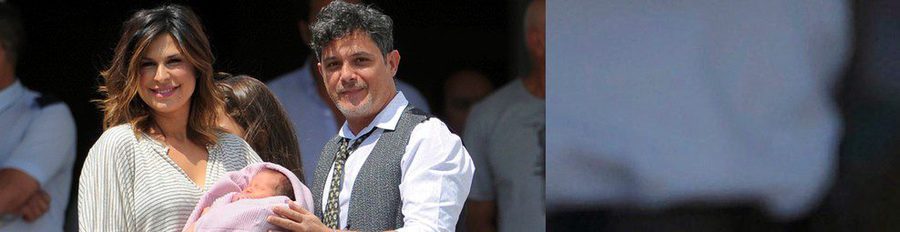 Alejandro Sanz y Raquel Perera presentan a su hija Alma cuatro días después de su nacimiento