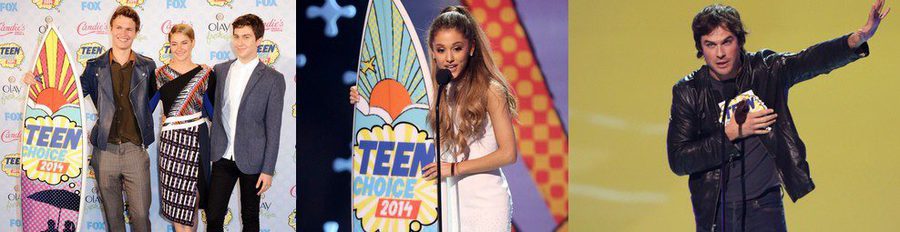 One Direction, Ariana Grande y 'Bajo la misma estrella' triunfan en los Teen Choice Awards 2014