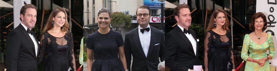 Las Princesas Magdalena y Victoria de Suecia apoyan a la Reina Silvia en la cena benéfica de la 'World Childhood Foundation'