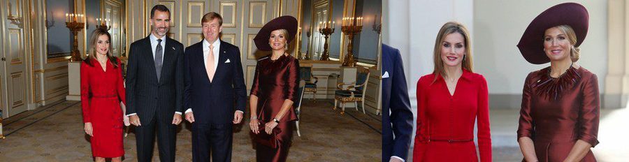 Los Reyes Felipe y Letizia, recibidos por los Reyes de Holanda en su primer viaje a Países Bajos como Reyes de España