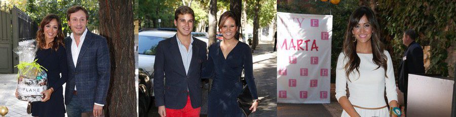 Gloria Camila, Luján Argüelles y Juan Peña acuden a la fiesta de cumpleaños de Marta González