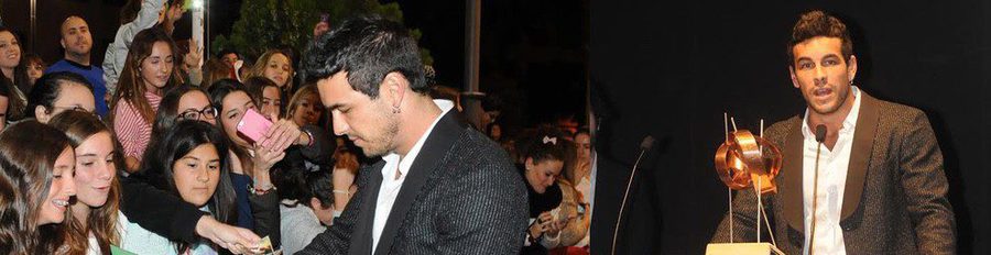 Mario Casas recibe el premio 'La Luz' en el Festival de Cine Iberoamericano de Huelva