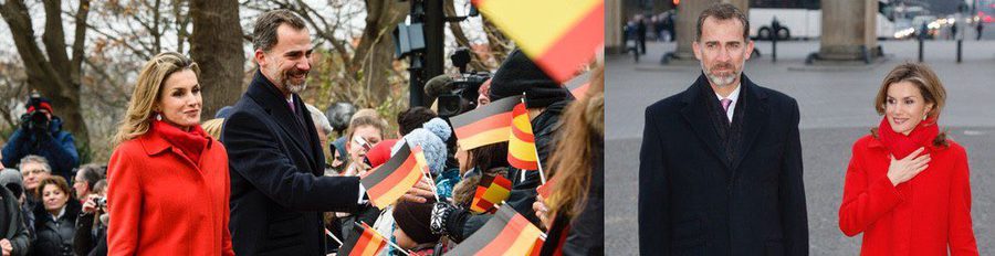 Los Reyes Felipe y Letizia se dan un baño de masas en su primer viaje oficial a Alemania como Reyes