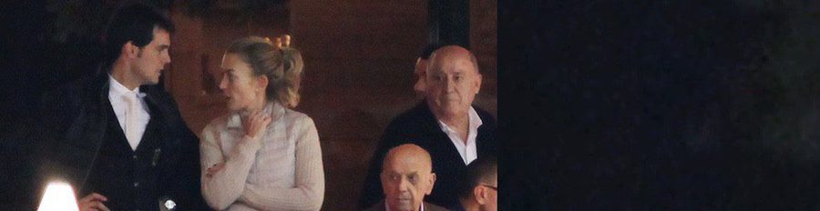 Amancio Ortega, Marta Ortega, Sergio Álvarez y su hijo Amancio se reúnen en el Concurso de Saltos de Casas Novas