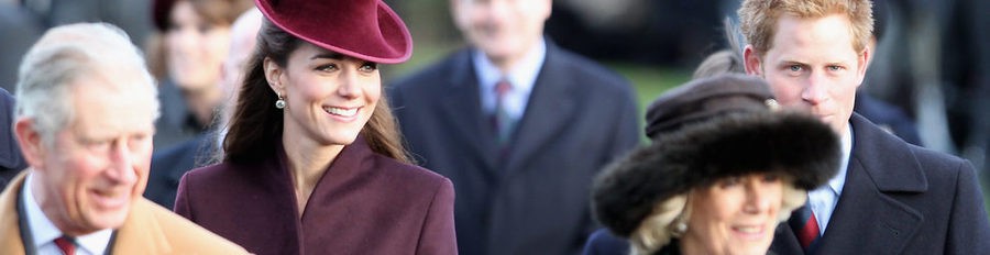 El Príncipe Guillermo y Kate Middleton visitan al Duque de Edimburgo tras asistir a la misa de Navidad