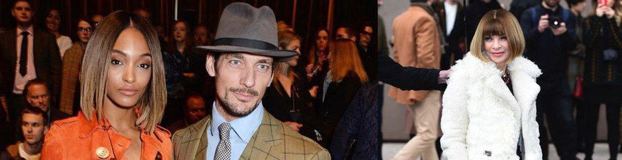 David Gandy y Jourdan Dunn se sientan en el front row de Burberry de la Semana de la Moda Masculina de Londres