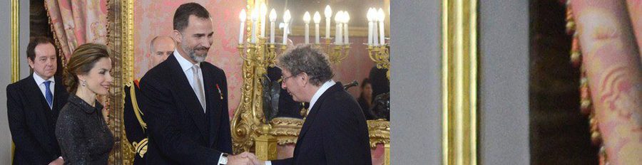 Los Reyes Felipe y Letizia reciben al Cuerpo Diplomático por primera vez como Reyes de España