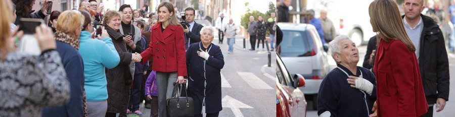 La Reina Letizia, de charla con los madrileños antes de reunirse con la Junta Directiva de FEDER