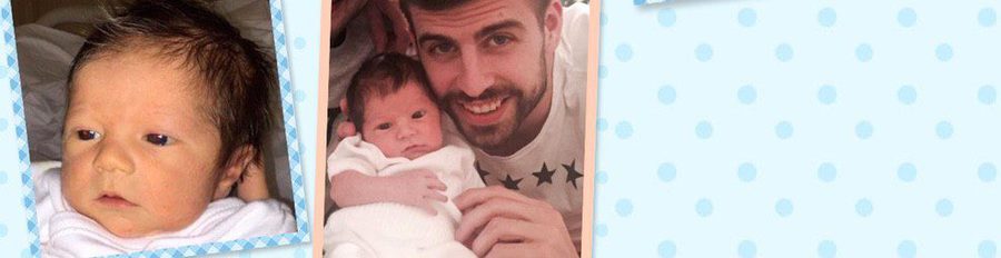 Primera imagen de Sasha Piqué Mebarak acompañado por su padre Gerard Piqué