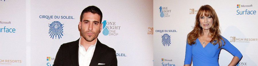 Miguel Ángel Silvestre se codea con Jane Seymour y Camila Alves en Las Vegas