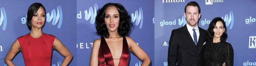 Kerry Washington, Channing Tatum y Zoe Saldana defiende la visibilidad gay en los GLAAD Media Awards 2015