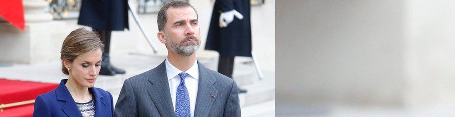 Los Reyes Felipe y Letizia cancelan desde París su Viaje de Estado a Francia tras el accidente del Airbus A320 de Germanwings