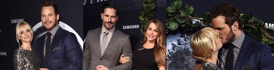 Chris Pratt y Anna Faris, Joe Manganiello y Sofia Vergara... parejas de cine en el estreno de 'Jurassic World' en Los Angeles